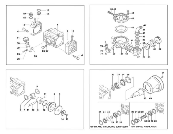 Hypro D30 Diaphragm Pump Schematic