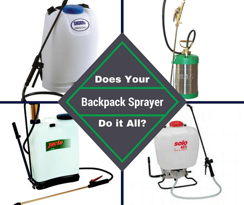 Does Your Backpack Sprayer Do It All?
