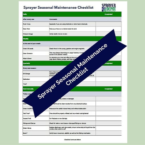 Spray Equipment Maintenance Tips to Implement This Fall